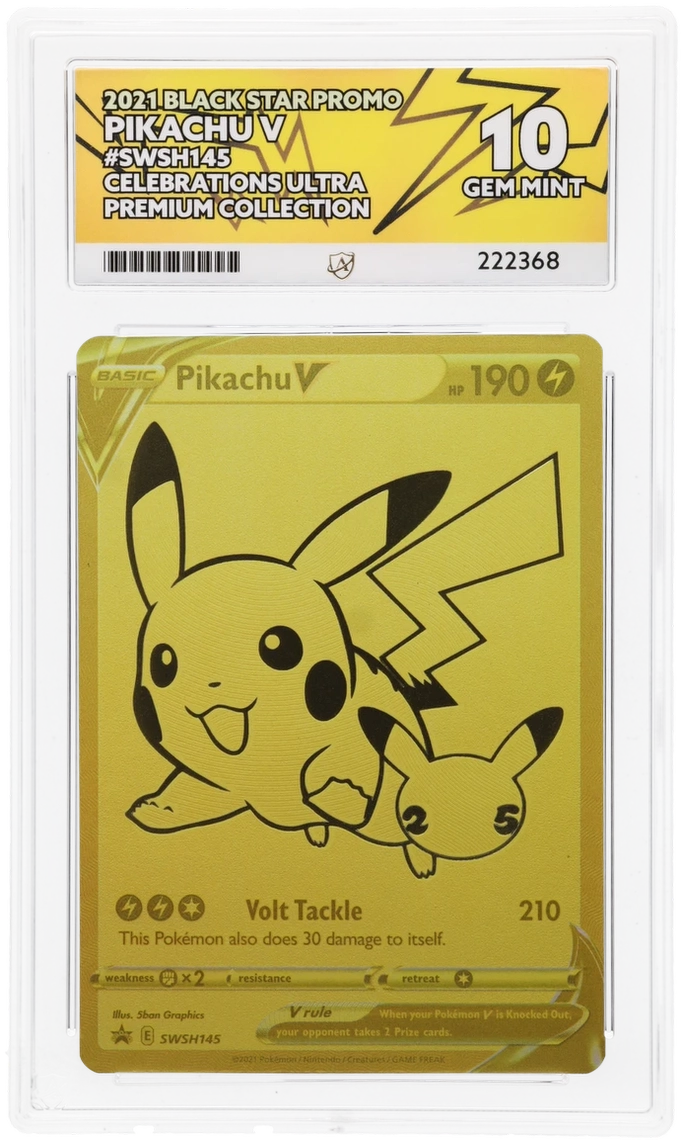 Pikachu V - ACE 10   (Front)