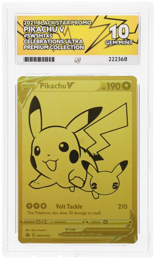 Pikachu V - ACE 10   (Front)