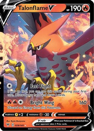 Talonflame V 29/185 - Vivid Voltage Holofoil