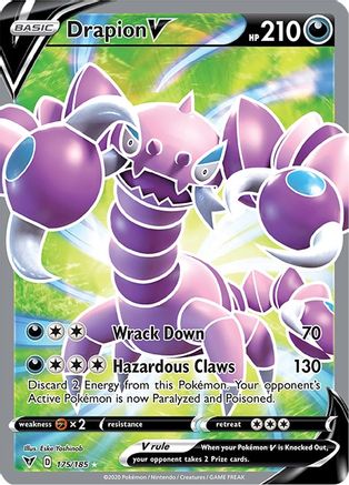 Drapion V (Full Art) 175/185 - SWSH04 Vivid Voltage Holofoil
