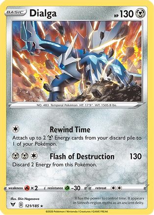 Dialga 121/185 - SWSH04 Vivid Voltage Reverse Holofoil