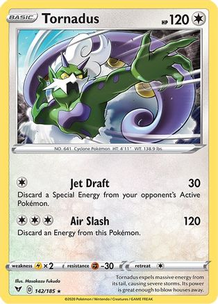 Tornadus 142/185 - Vivid Voltage Reverse Holofoil