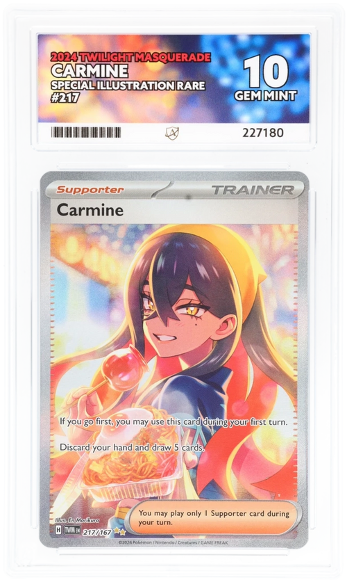 ACE 10 - Carmine - 217/167 - Twilight Masquerade - Pokemon