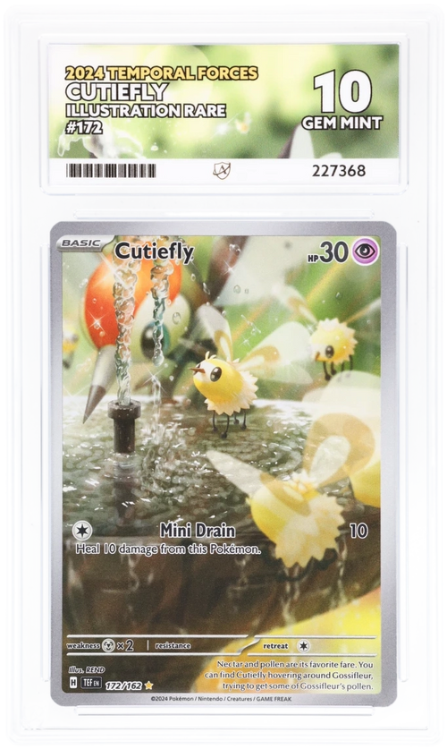 ACE 10 - Cutiefly - 172/162 - Temporal Forces - Pokemon