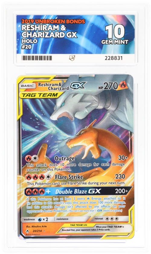 ACE 10 - Reshiram & Charizard GX - 20/214 - Unbroken Bonds - Pokemon - front