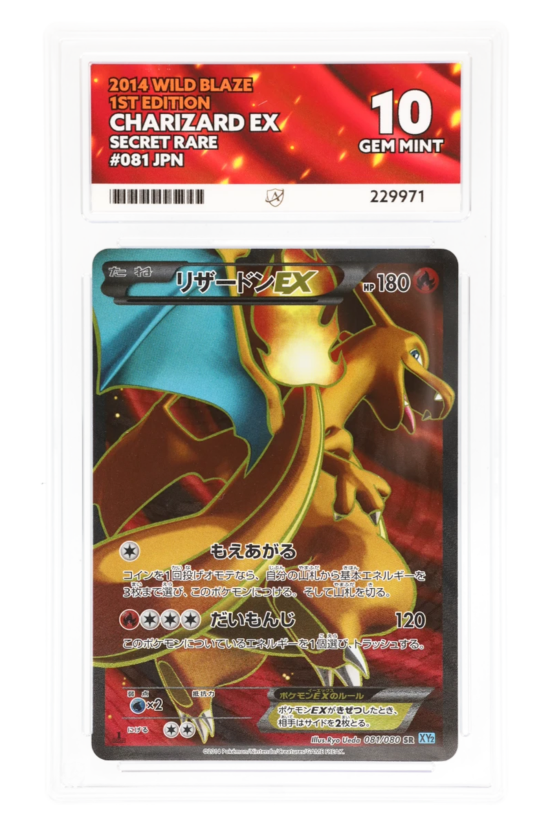 Charizard EX 081/080 - ACE 10 - Wild Blaze - 2014 - Secret Rare