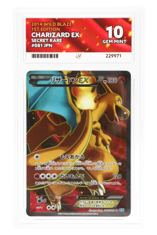 Charizard EX 081/080 - ACE 10 - Wild Blaze - 2014 - Secret Rare