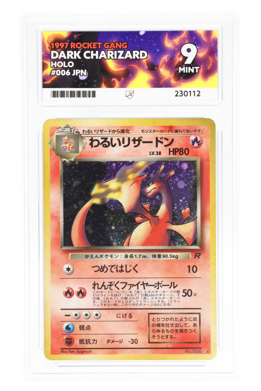 Dark Charizard 006 - ACE 9 - Rocket Gang (Team Rocket) - 1997
