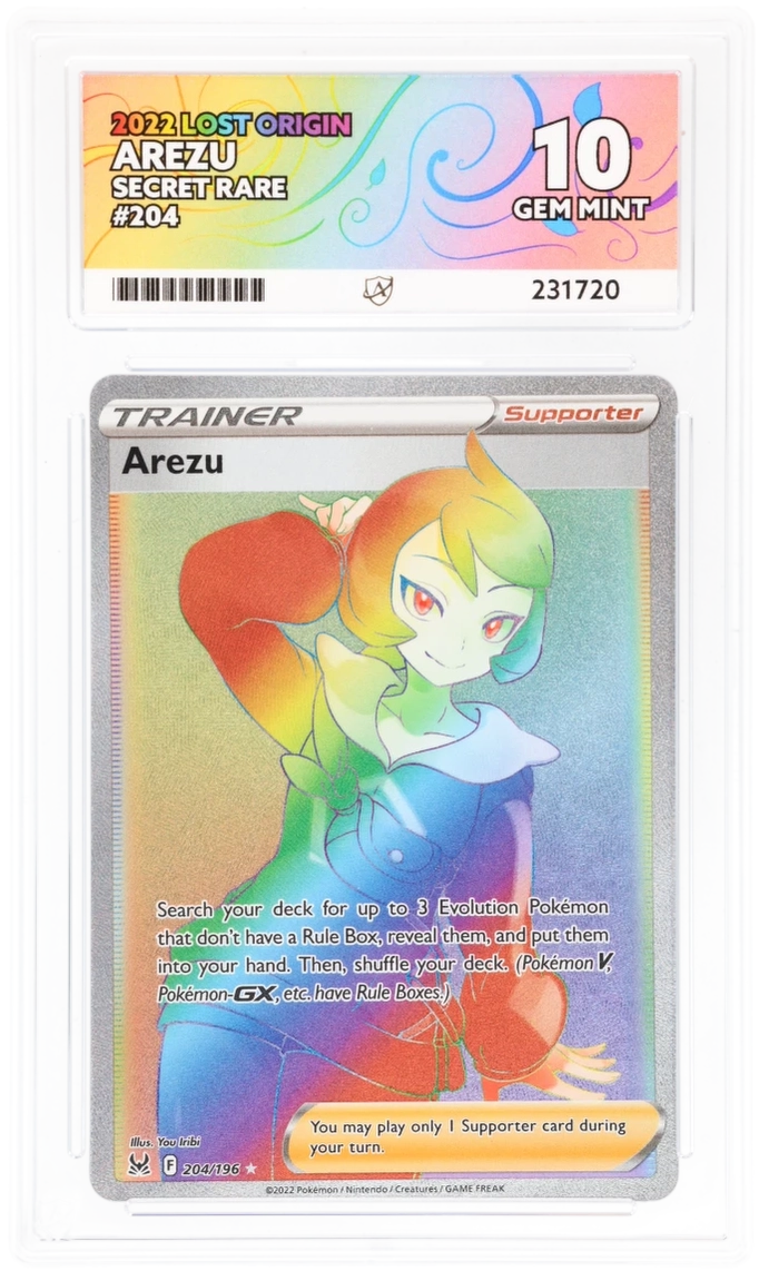 ACE 10 - Arezu - 204/196 - Lost Origin - Pokemon