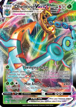 Dhelmise VMAX 10/72 - Shining Fates Holofoil