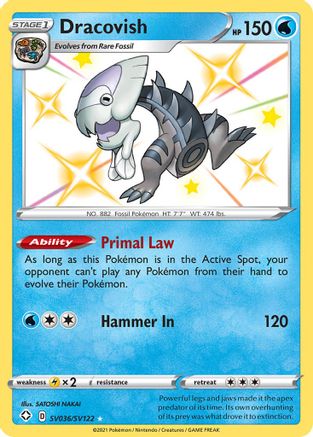 Dracovish SV036/122 - Shining Fates Shiny Vault Holofoil