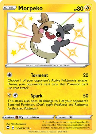 Morpeko SV044/122 - Shiny Vault Holofoil