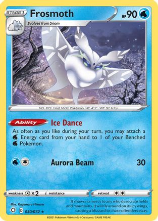 Frosmoth 30/72 - Shining Fates Reverse Holofoil