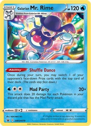Galarian Mr. Rime SWSH079/307 - SWSH Black Star Promos Holofoil
