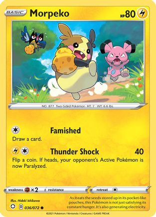 Morpeko 36/72 - Shining Fates Reverse Holofoil