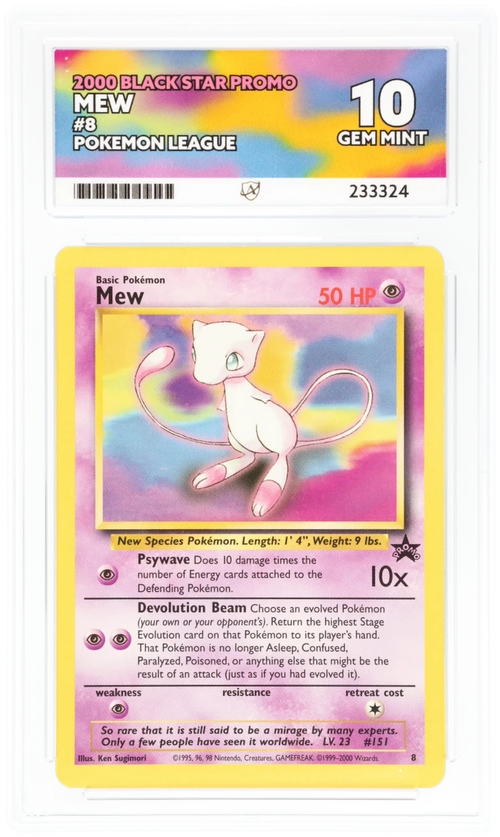 Mew 8 - Ace 10 - Black Star Promo