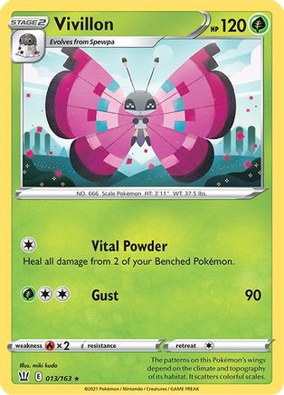 Vivillon 13/163 - SWSH05 Battle Styles