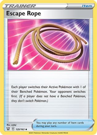 Escape Rope 125/163 - Battle Styles Reverse Holofoil
