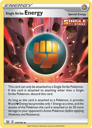 Single Strike Energy 141/163 - Battle Styles Reverse Holofoil