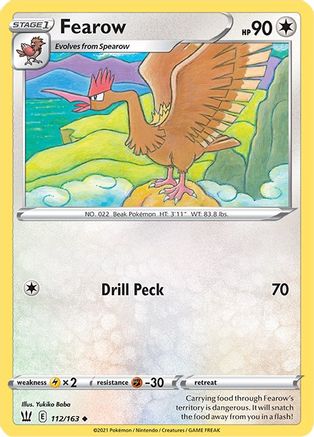 Fearow 112/163 - Battle Styles Reverse Holofoil