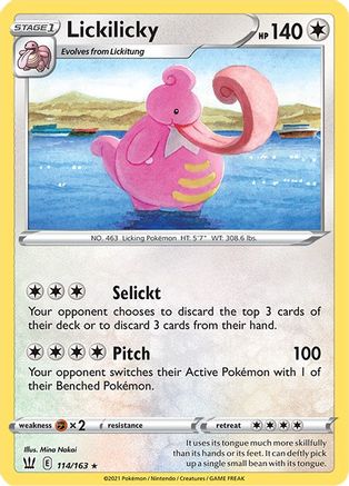 Lickilicky 114/163 - Battle Styles
