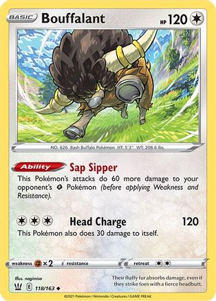 Bouffalant 118/163 - SWSH05 Battle Styles