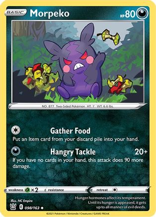 Morpeko 98/163 - Battle Styles Reverse Holofoil