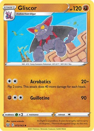 Gliscor 72/163 - Battle Styles Reverse Holofoil