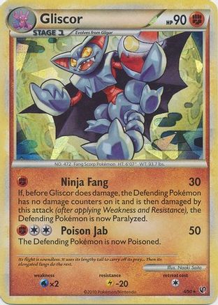 Gliscor - 4/90 (Cracked Ice Holo) 4 - Blister Exclusives Holofoil