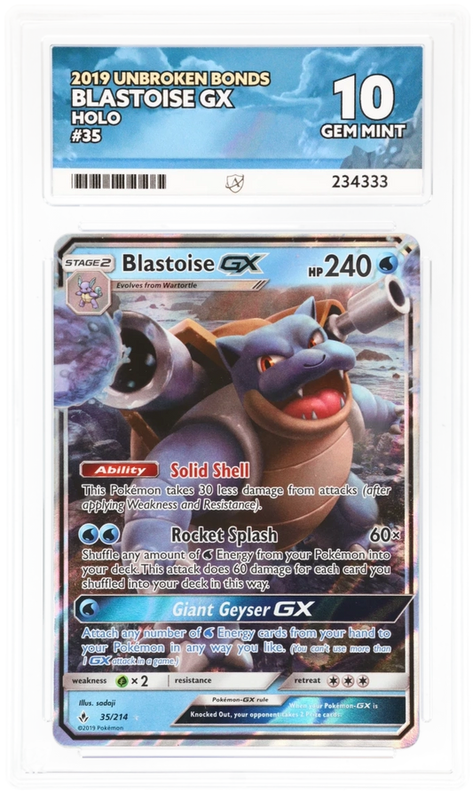 ACE 10 - Blastoise GX - 35/214 - Unbroken Bonds - Pokemon