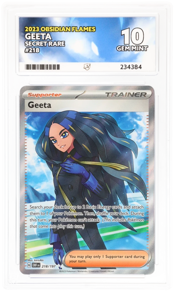 ACE 10 - Geeta - 218/197 - Obsidian Flames - Pokemon