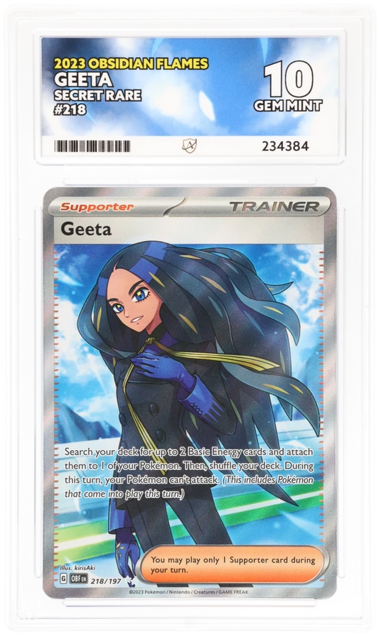 ACE 10 - Geeta - 218/197 - Obsidian Flames - Pokemon