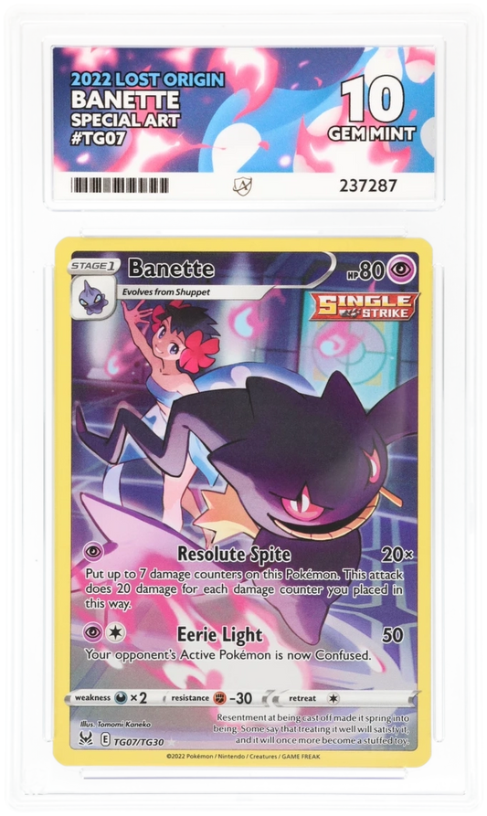 ACE 10 - Banette - TG07/TG30 - Lost Origin - Pokemon