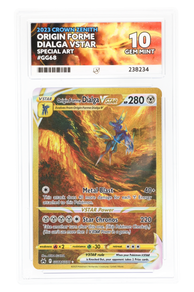 Origin Forme Dialga Vstar GG68/GG70 - ACE 10 - Crown Zenith - 2023