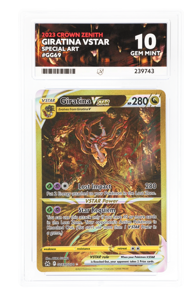 Giratina VSTAR GG69/GG70 - Ace 10 - Crown Zenith PokeRand Giratina VSTAR GG69/GG70 - Ace 10 - Crown Zenith PokeRand