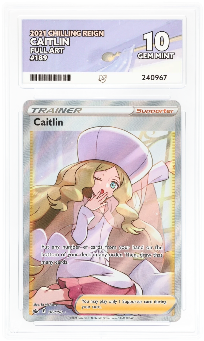 ACE 10 - Caitlin - 189/198 - Chilling Reign - Pokemon