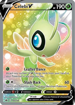Celebi V (Full Art) 160/198 - SWSH06 Chilling Reign Holofoil