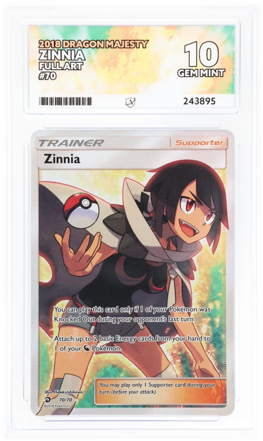 ACE 10 - Zinnia - 70/70 - Dragon Majesty - Pokemon