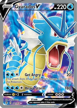 Gyarados V 171/203 - Evolving Skies Holofoil