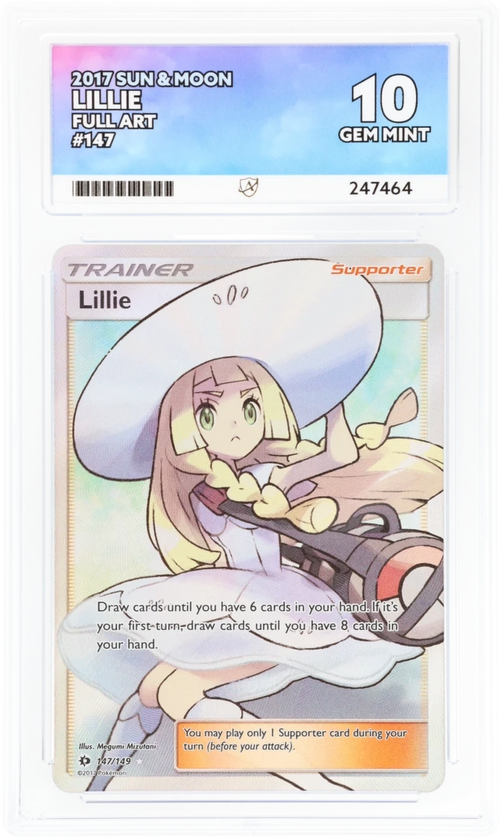 ACE 10 - Lillie - 147/149 - Sun & Moon - Pokemon - front