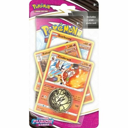 Fusion Strike Premium Checklane Blister [Cinderace]