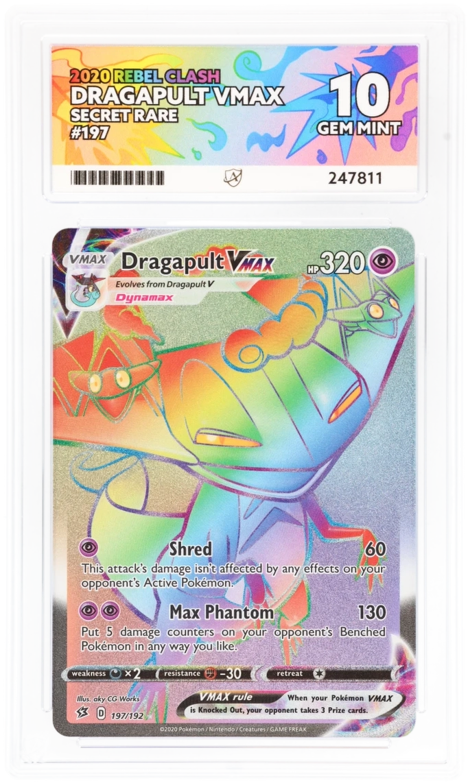 ACE 10 - Dragapult VMAX - 197/192 - Rebel Clash - Pokemon