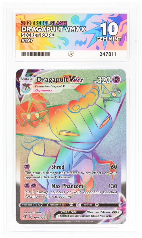 ACE 10 - Dragapult VMAX - 197/192 - Rebel Clash - Pokemon