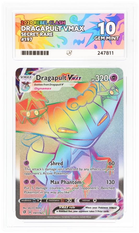 ACE 10 - Dragapult VMAX - 197/192 - Rebel Clash - Pokemon