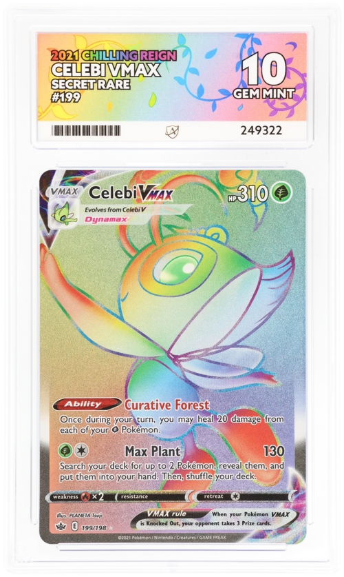 ACE 10 - Celebi VMAX - 199/198 - Chilling Reign - Pokemon