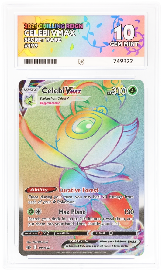 ACE 10 - Celebi VMAX - 199/198 - Chilling Reign - Pokemon