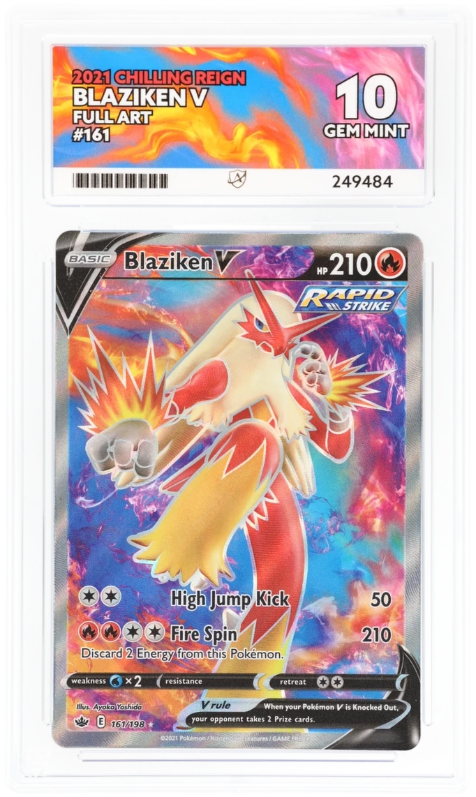ACE 10 - Blaziken V - 161/198 - Chilling Reign - Pokemon