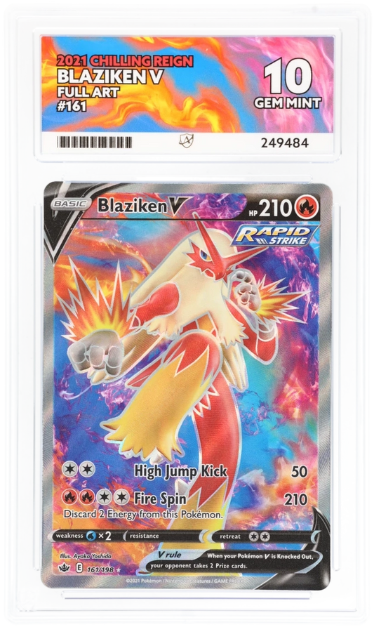 ACE 10 - Blaziken V - 161/198 - Chilling Reign - Pokemon
