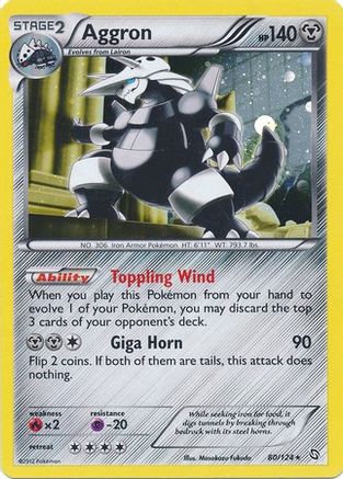 Aggron (Cosmos Holo) 80 - Blister Exclusives Holofoil