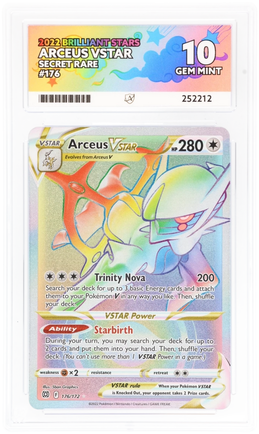 ACE 10 - Arceus VSTAR - 176/172 - Brilliant Stars - Pokemon